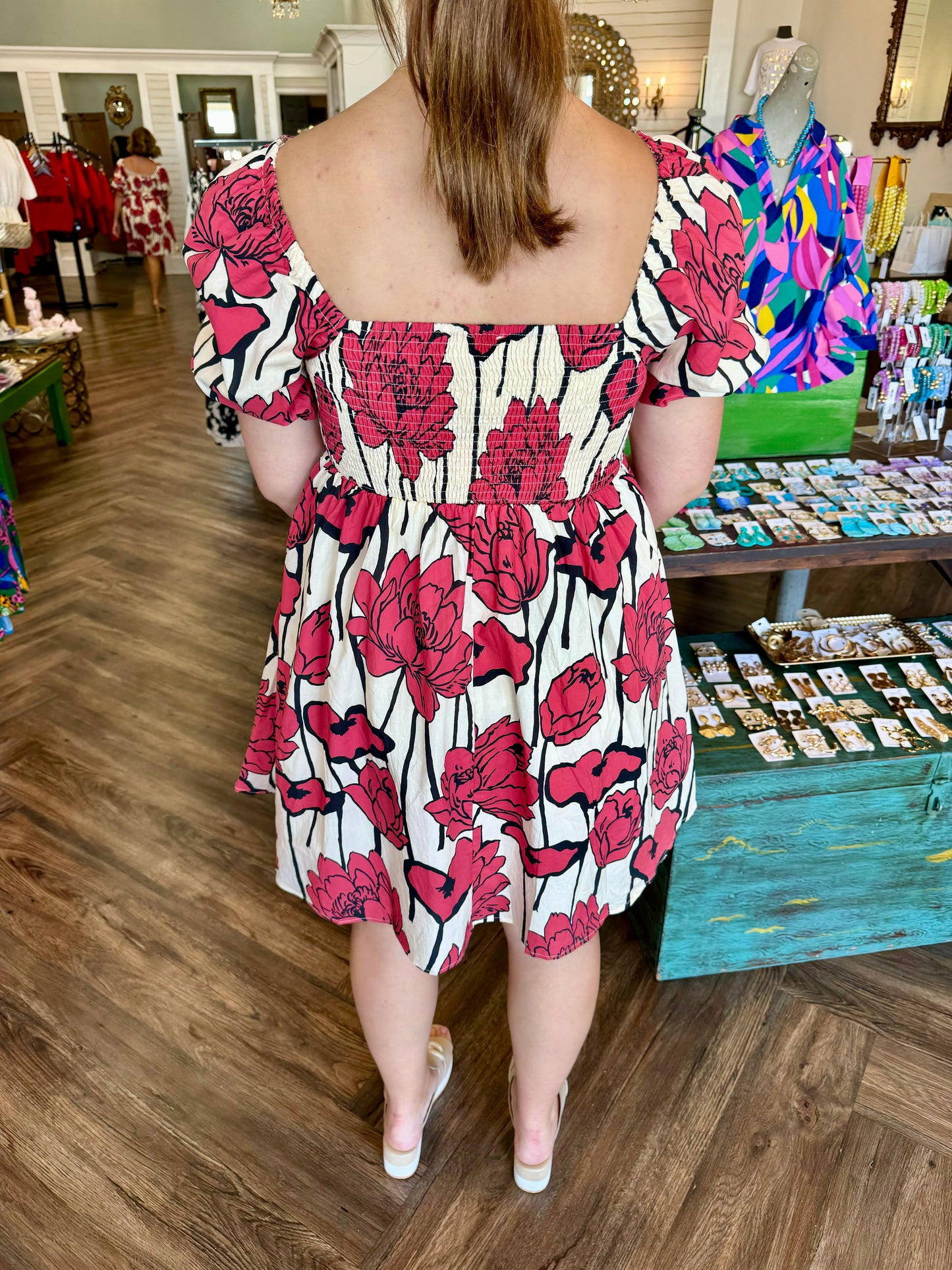 Gameday Floral Dress