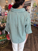 Hunter Green Plaid Top