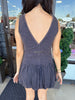 Zip Black Dress