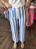 Striped Scuba Pants