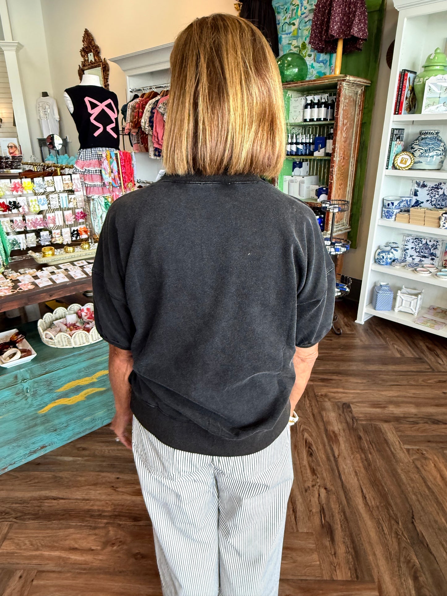 Acid Wash Georgia Top