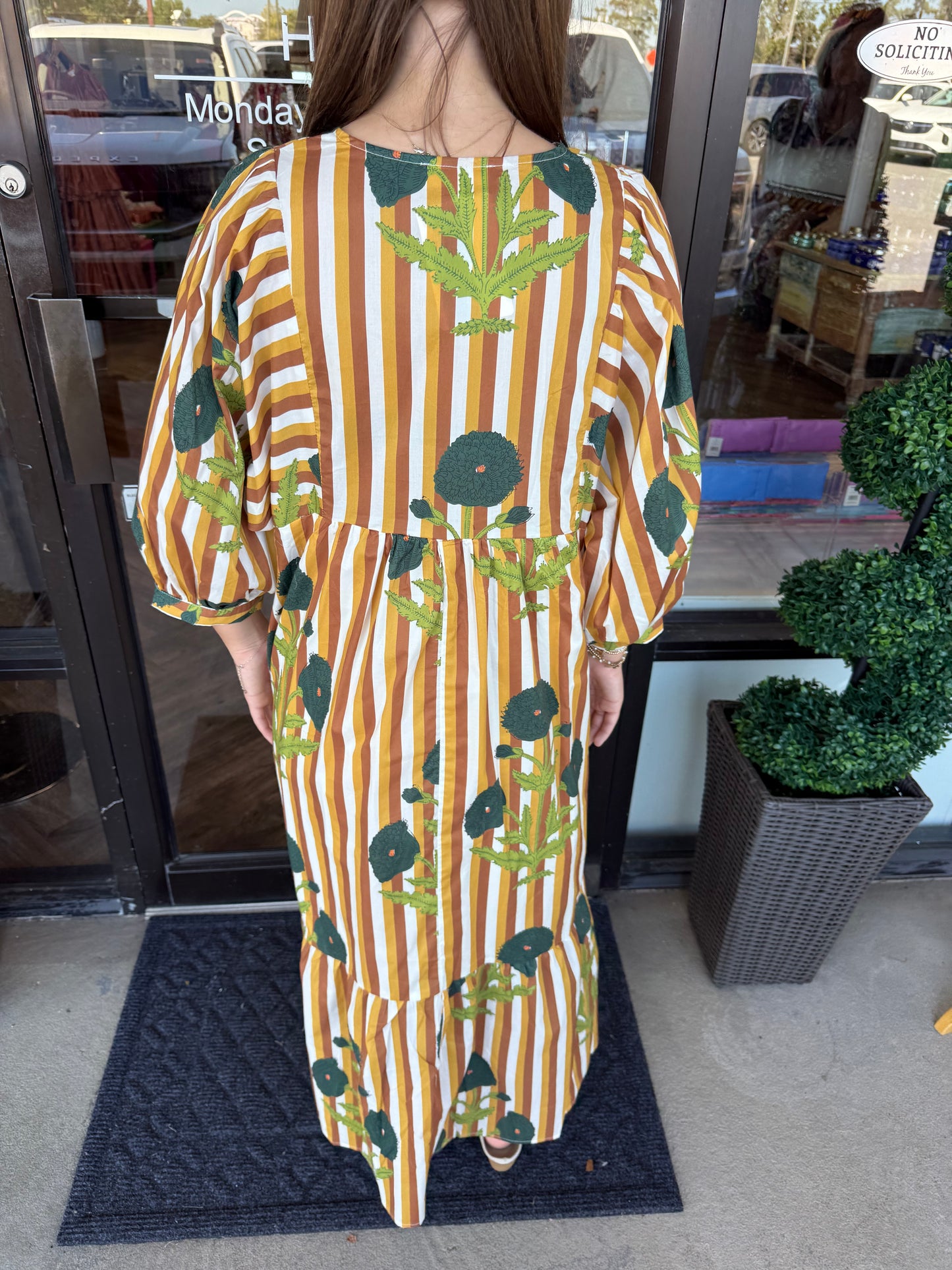 Marigold Midi Dress: Caramel