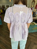 Mesh Purple Top