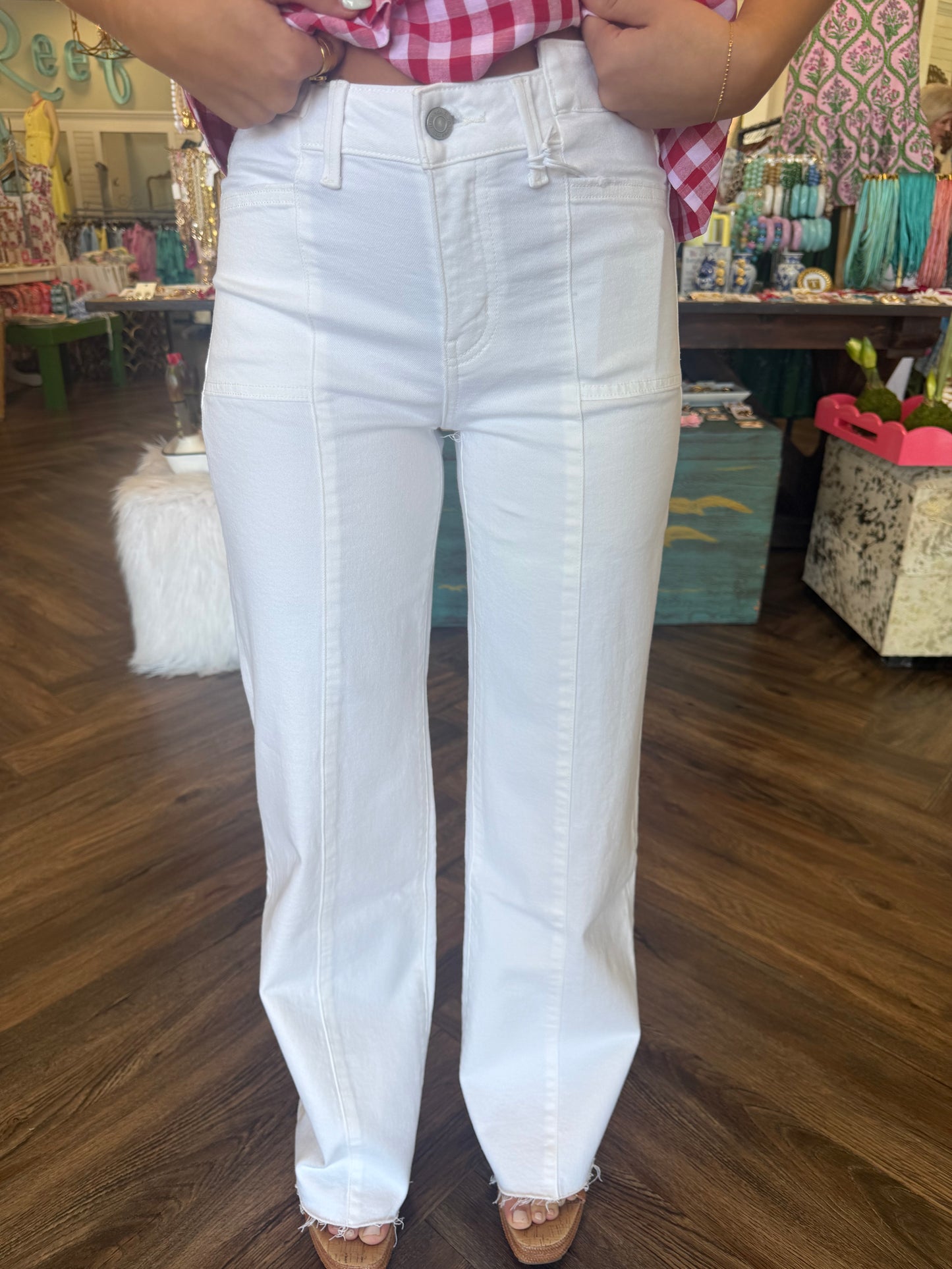 Vervet Optic White Jeans