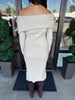 Cream Sweater Dress