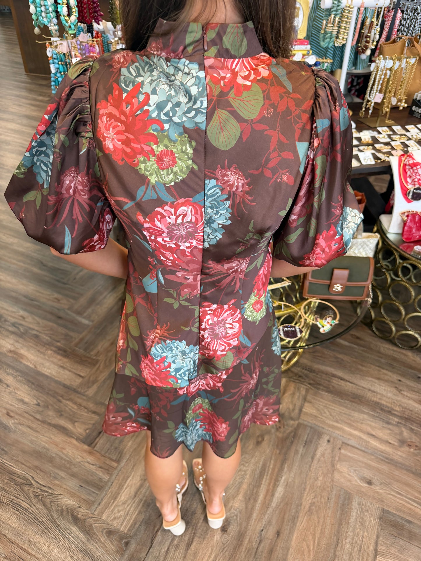 Rustic Romance Silk Dress