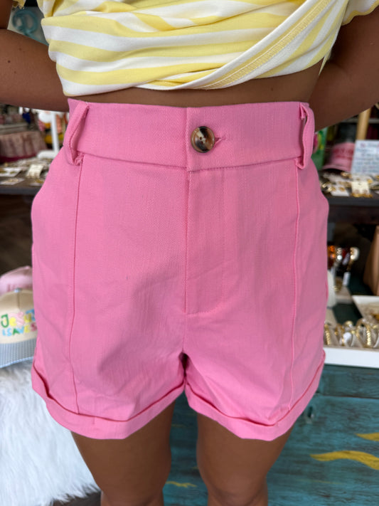 Fancy Shorts- Pink