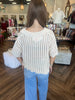 Oatmeal Knitted Sweater Top