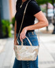 Caroline Hill Maren Mini Tote: Champagne Pop