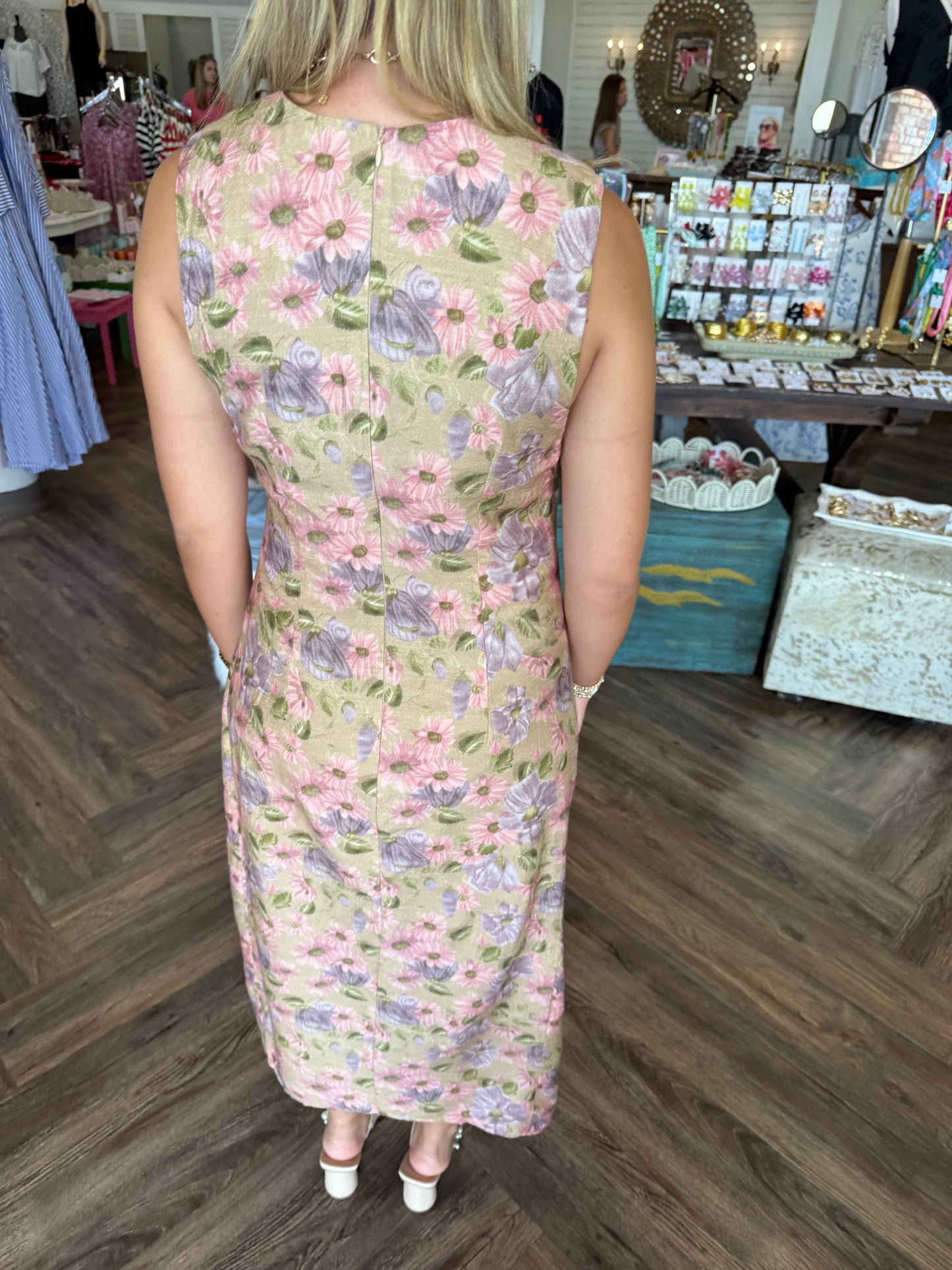 Decorative Waist Synch Dress