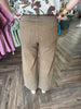 Gold Button Brown Jeans