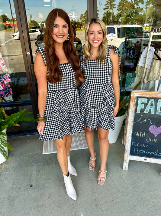 Houndstooth Dress