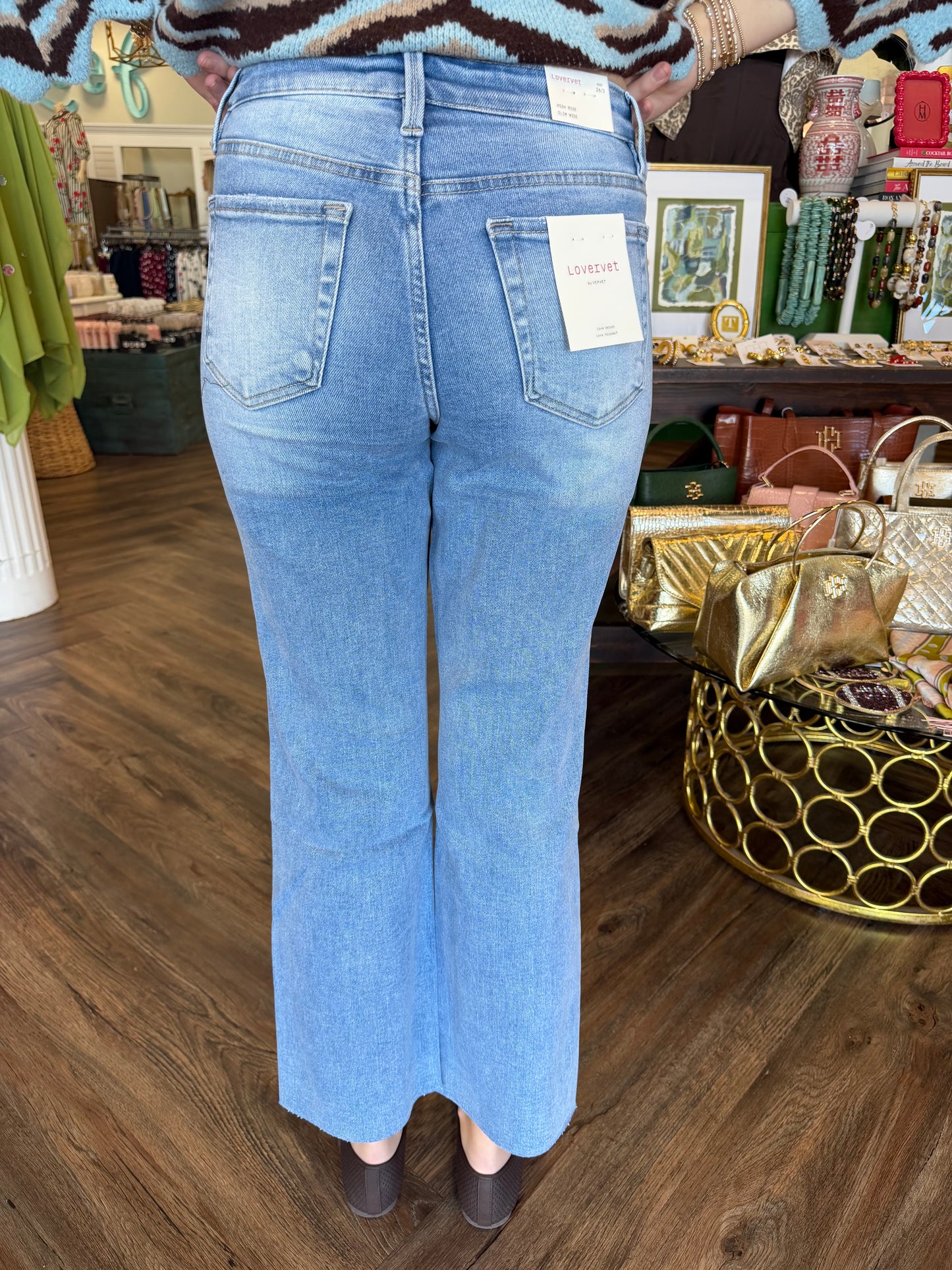 Vervet Slim Wide Jeans: Enviably