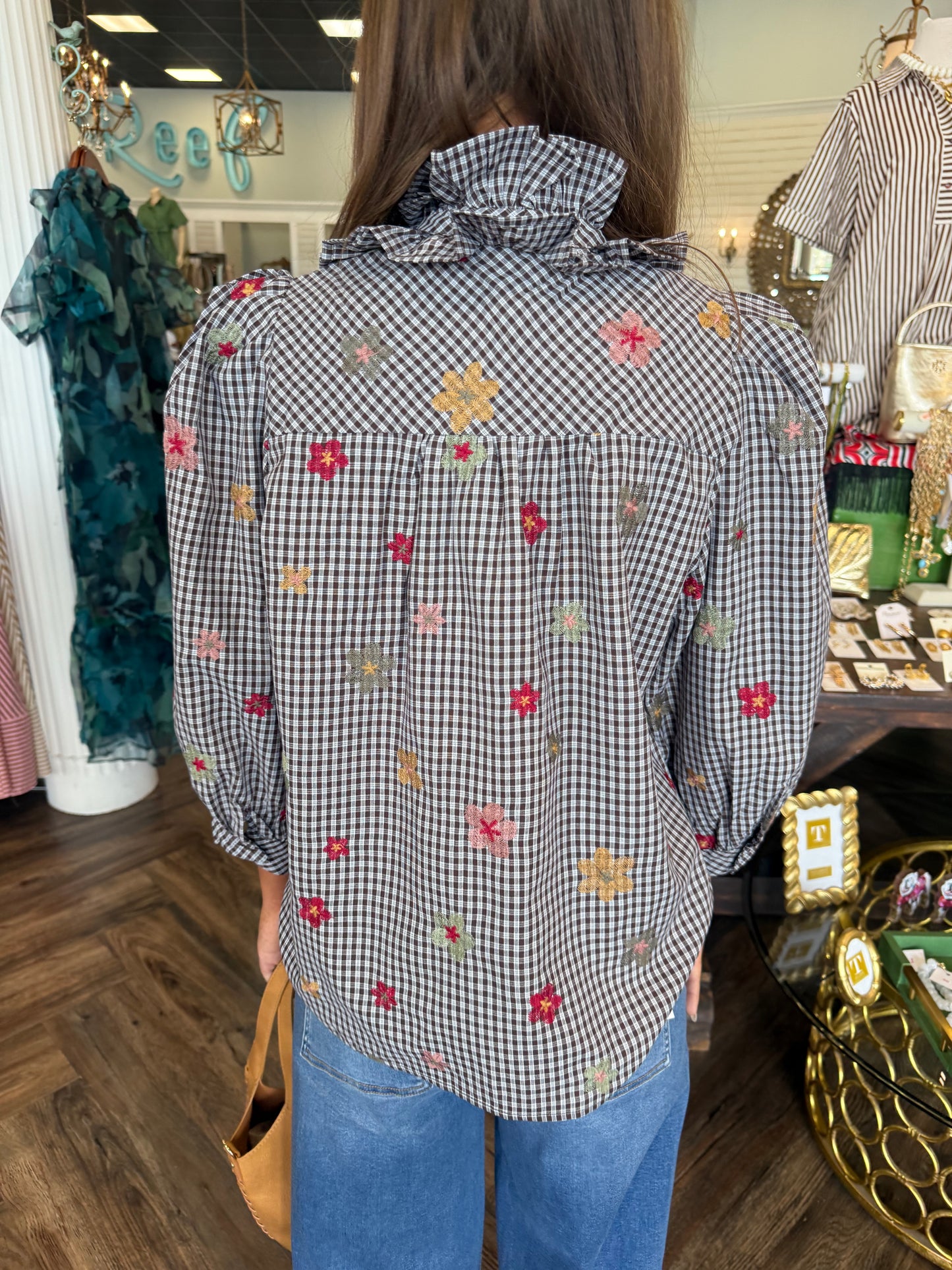 Colorful Embroidered Blouse