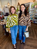 Lime Zebra Sweater
