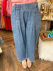 Flowy denim Pocket Pants