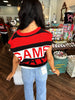 Game Day Knit Sweater Top