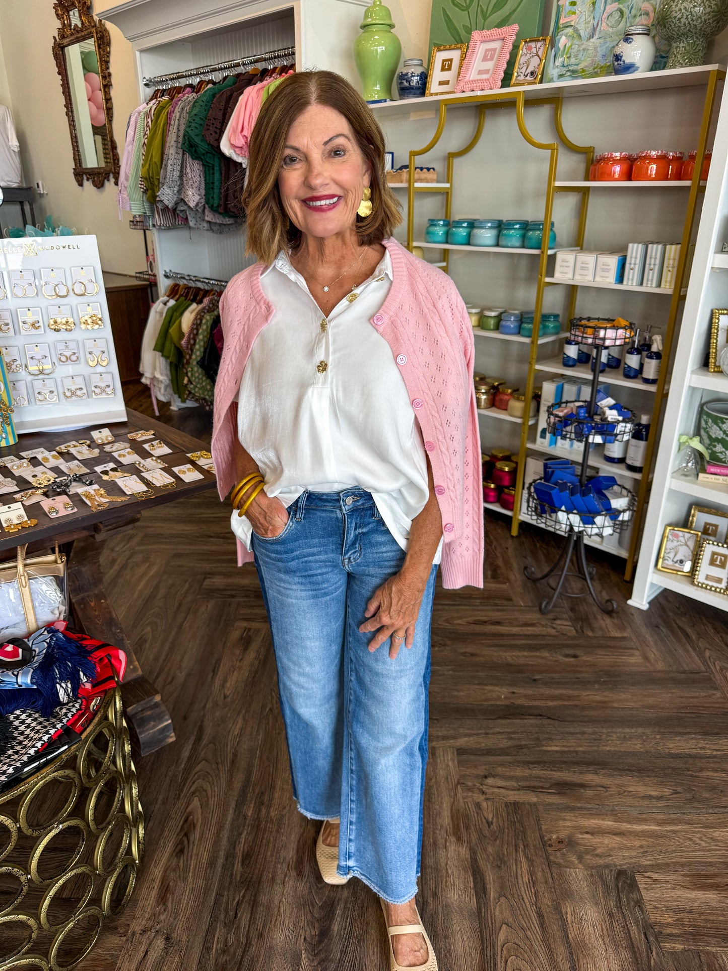White Button Top
