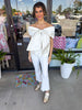Off Shoulder Bow Top