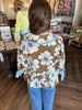 Brown Daisy Top