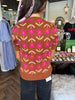 Funky Floral Sweater Top