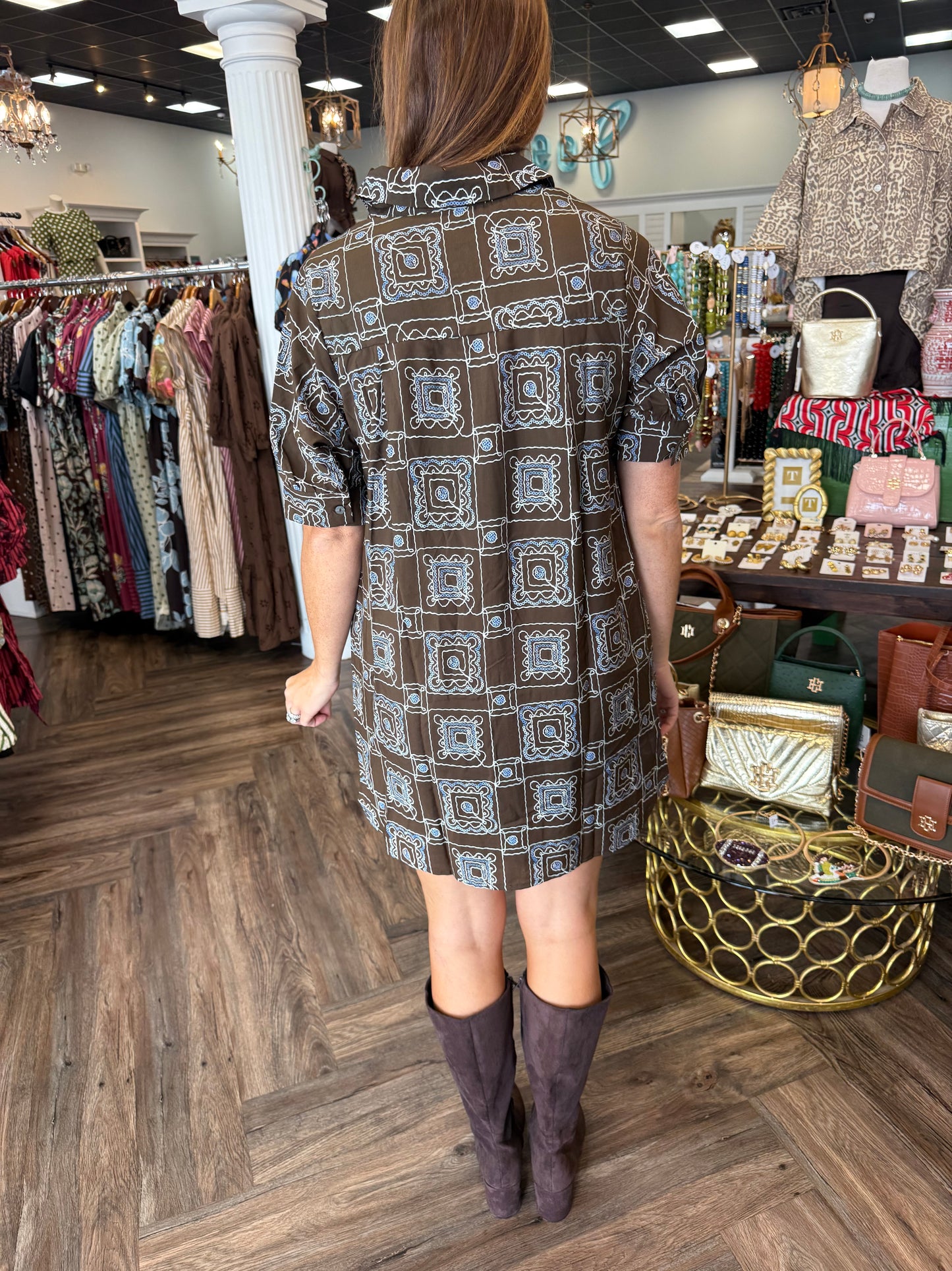 Western Blue Dress