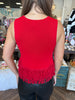Fringe Tank: Red