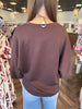 Brown Classic Cotton Top