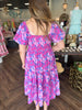 Blue Breeze Floral Midi Dress