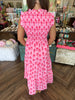 Pretty In Smock Midi Dress