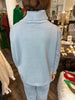 Avery Turtleneck Sweater: Blue