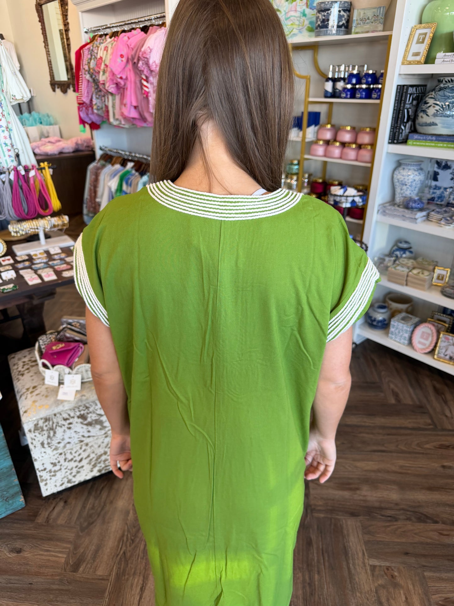 Woven Medallion Dress