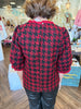 Houndstooth Tweed Top