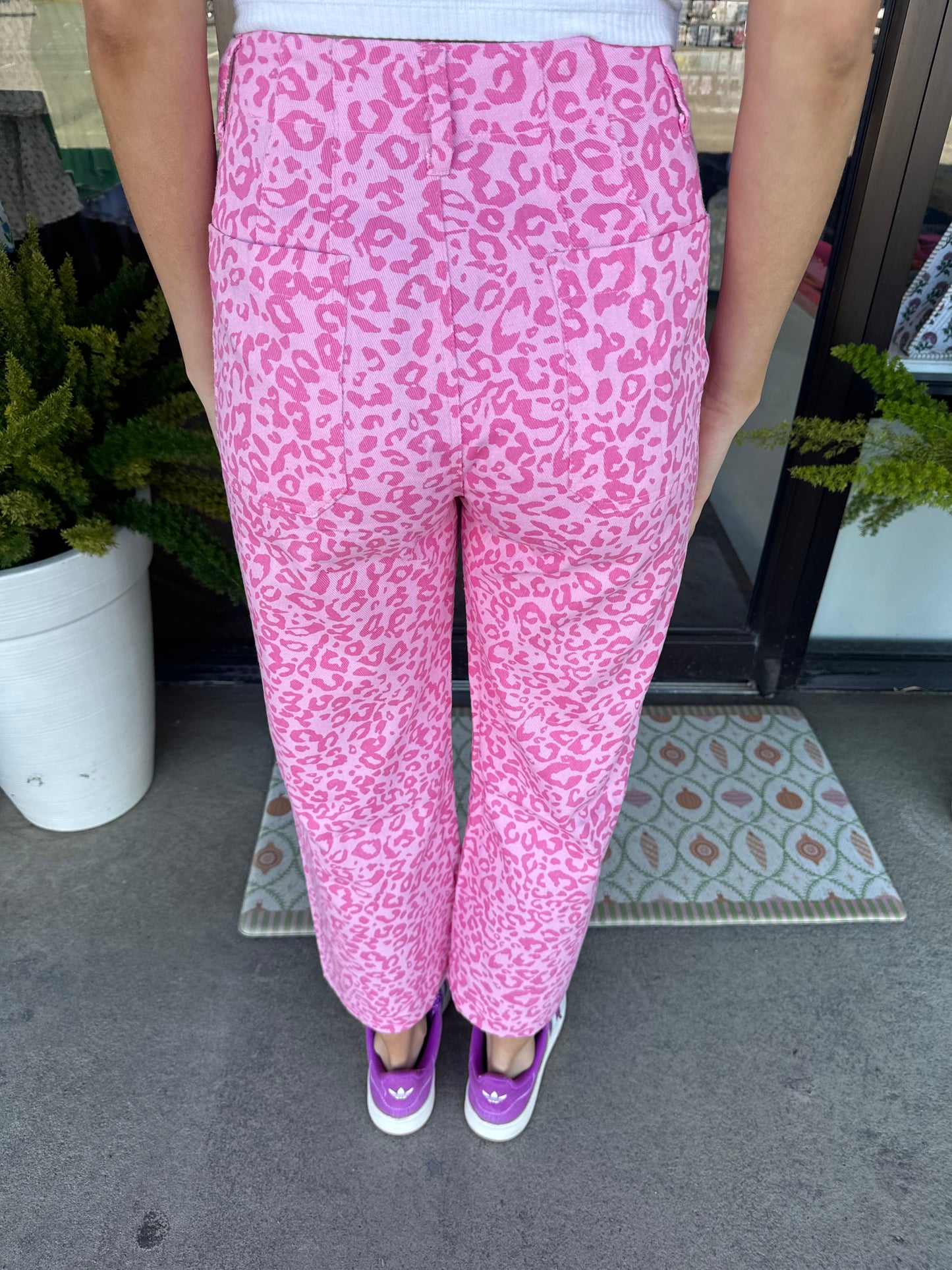 Pink Cheetah Pants