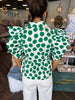 Polka Dot Ruffly Top
