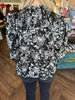 Black Designer Silk Top