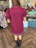 Becca Burgandy Dress