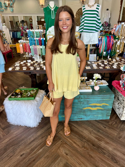 Olivia Casual Set: Yellow