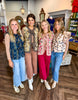 Groovy Floral Quilted Vest
