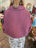 Merlot Bomber Top