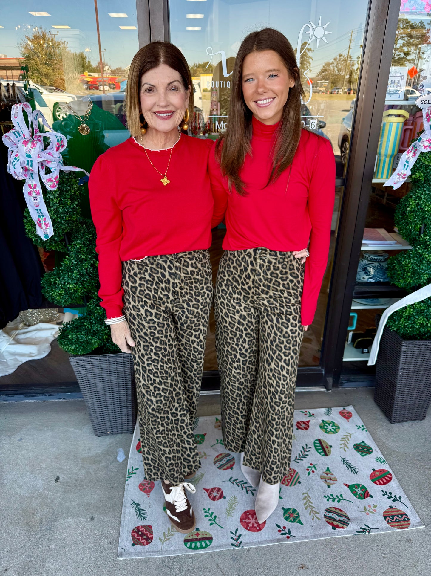 Annie Stretch Jeans: Cheetah