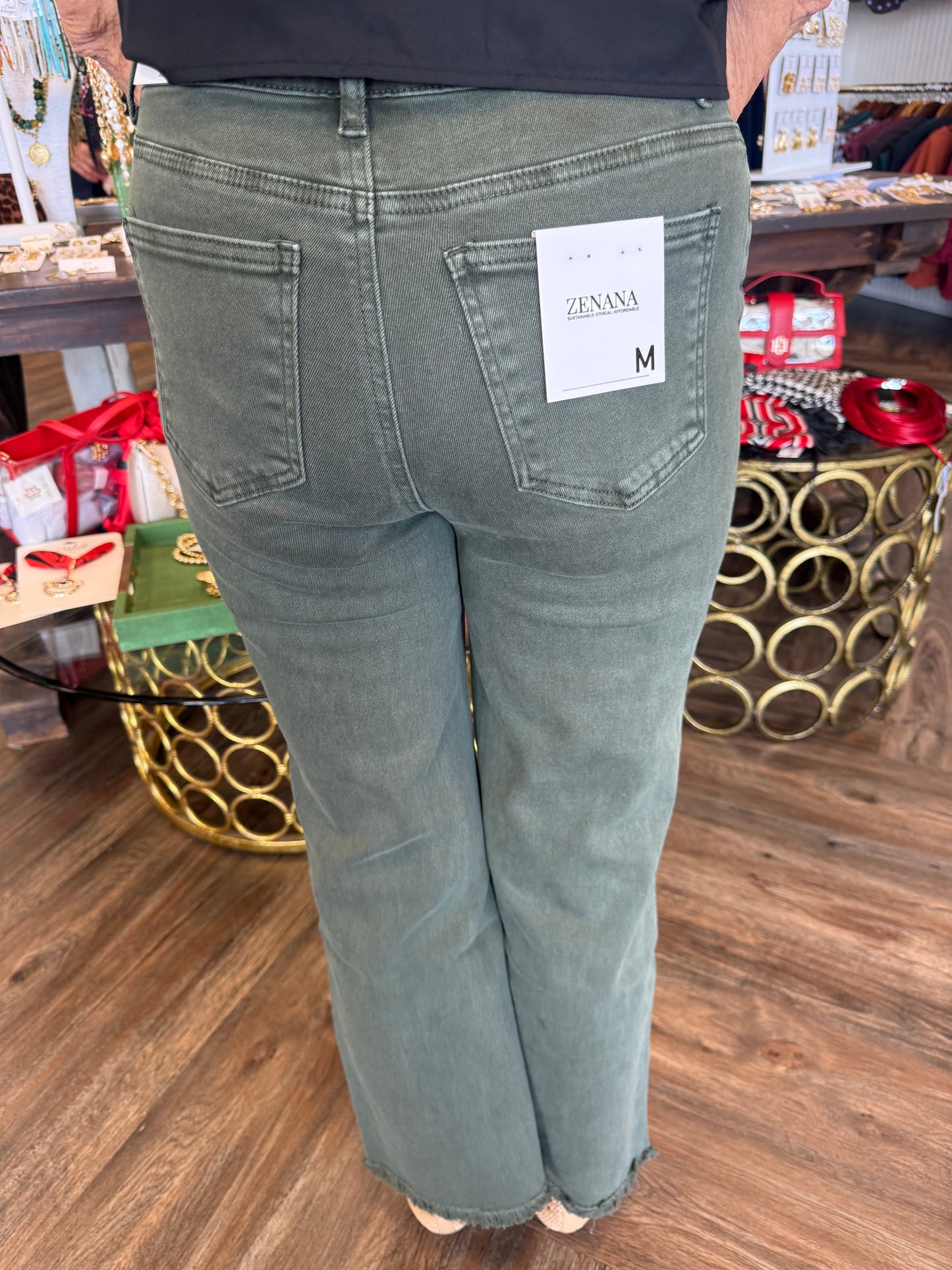 Zenana Jeans: Olive
