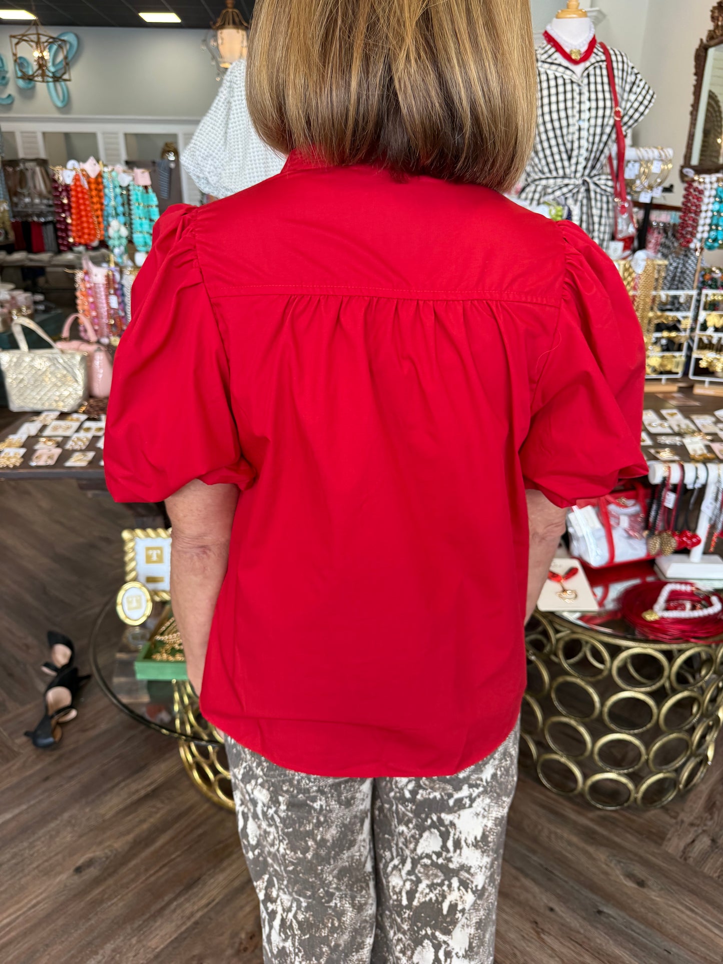 Red Hot Blouse