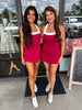 Maroon Sporty Romper