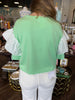 Flutter Cotton Top: Lime