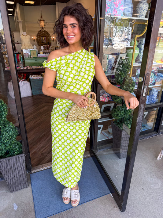 Lattice Design Dress