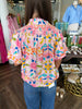 Funky Pink Smocked Detail Top