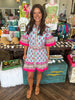 Charlotte Flower Belt Dress