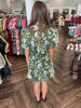 Izzy Blossom Dress: Olive
