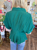 Pine Gold Button Top